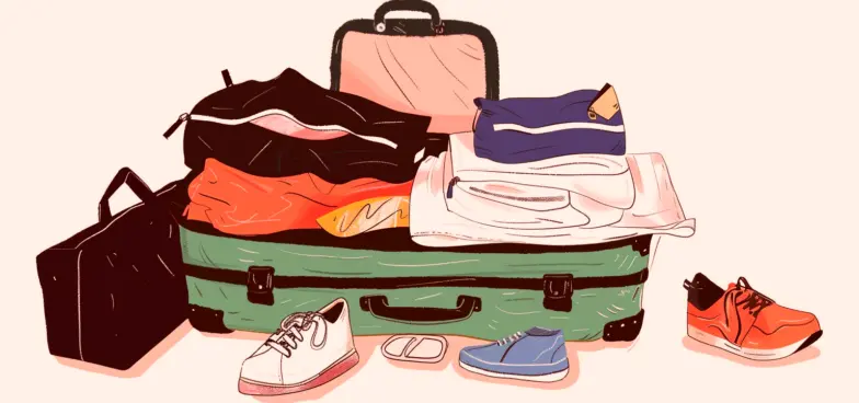 Tips on how to take less stuff on trips and not suffer